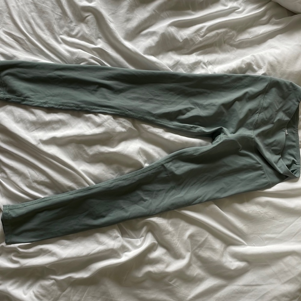 Green Reebok leggings